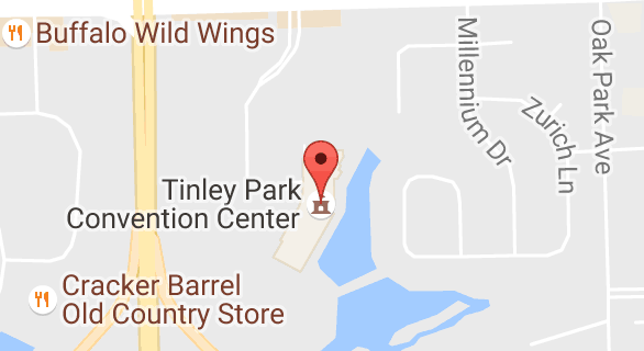 Map of Tinley Park Convention Center